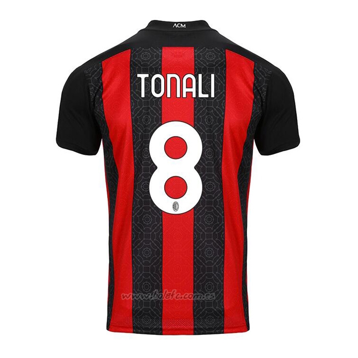 Camiseta AC Milan Jugador Tonali Primera 2020-2021